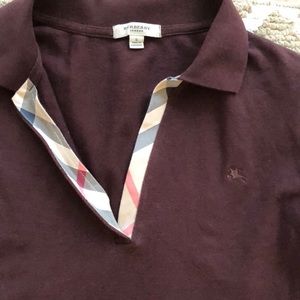 Burberry classic plaid signature top Sz S blouse